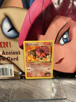 Pokemon Brock's Vulpix W Stamped WoTC Promo 37/132 - Image 3