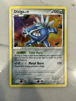 Pokemon TCG Dialga Holo Rare Platinum 6/127 NM - Image 1