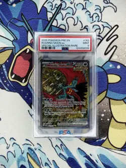 2025 POKEMON PRE EN-PRISMATIC EVOLUTIONS #162 ROARING MOON EX PSA 9 - Image 1