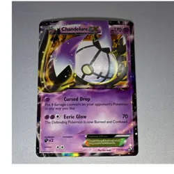Pokemon Chandelure EX 77/113 Legendary Treasures Ultra Rare Holo - Image 1