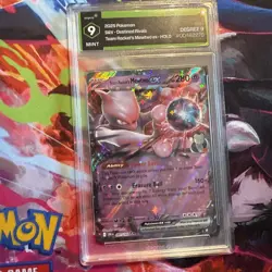 Pokemon TCG Team Rockets Mewtwo EX 081/182 Degree slab Graded 9 MINT - Image 4