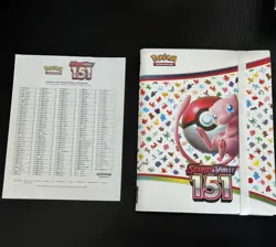 Pokemon SV 151 Master Base Set NM - EX + Reverses + 6 Promos + Mew 151 Binder - Image 1