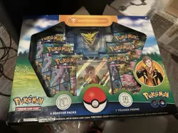 Pokemon TCG Pokemon Go Special Collection Team Instinct Zapdos Factory Sealed - Image 1