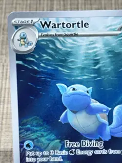 Pokemon TCG Wartortle 171/165 Scarlet & Violet 151 Holo Illustration Rare NM - Image 2