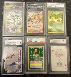 Unique Pokemon 6 Slab Bundle Vintage And Modern - Image 1