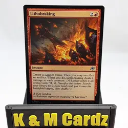 MTG - Edge of Eternities - Lithobraking - Foil - 0142 - NM - Image 1