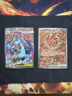 2025 Pokemon Mega Charizard X ex 023 & Oricorio Ex 024 UPC Promo - Image 1