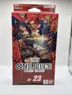 One Piece Card Game – Starter Deck RED Shanks ST‑23 | English | Sealed - Image 1