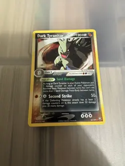 Pokemon Cards Dark Tyranitar 20/109 EX Team Rocket Returns Holo LP - Image 1
