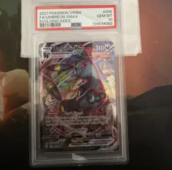 2021 Umbreon VMAX SWSH07: Evolving Skies Holo Card #095/203 PSA 10 Gem Mint - Image 1