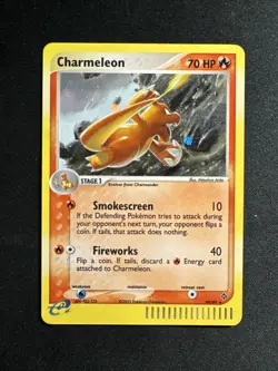 2003 Pokemon CHARMELEON Ex Dragon SECRET RARE Holo e-Reader Edition Card 99/97 - Image 1