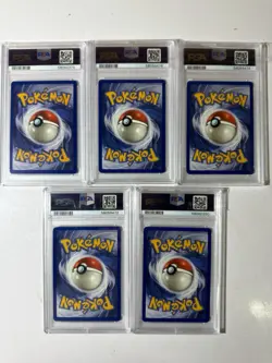 Pokemon Fossil 1st Edition PSA 9 Graded Lot of 5 Cards (Read Description) - Image 2