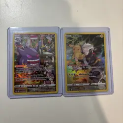 2 Card Pokemon Lot Pikachu Gengar - Image 1