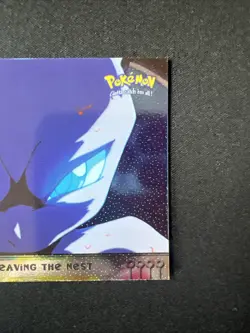 1998 Topps Mewtwo Strikes Back Card #4 Leaving The Nest/Textured Foil - Image 3