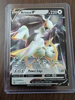 Arceus V 122/172 METAL Card Pokemon Ultra Premium Collection Brilliant Stars - Image 1
