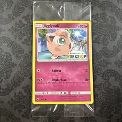 Build a Bear Pokemon Card Jigglypuff Promo Trading 71/111 2017 SEALED D3 - Image 1