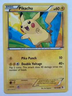Pokemon Pikachu TCG Card 50/149 Boundaries Crossed LP - Image 1