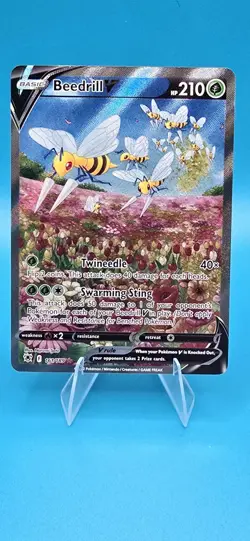 Pokemon TCG Beedrill v Astral Radiance Holo Ultra Rare Card 161/189 #2 - Image 1