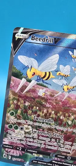 Pokemon TCG Beedrill v Astral Radiance Holo Ultra Rare Card 161/189 #2 - Image 2