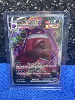 Pokemon Gengar VMAX TCG SWSH Fusion Strike Holo Ultra Rare Full Art Card 157/264 - Image 5