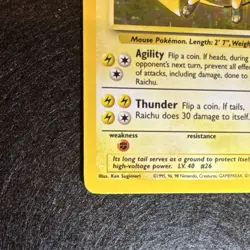 Raichu 14/102 Pokemon Base Set Holo Rare 1999 Vintage Hologram Card WOTC✨💎💯✨ - Image 4