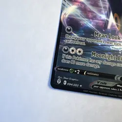 Umbreon V Holo 094/203 Evolving Skies NM Full Art Ultra Rare Pokemon Card - Image 2