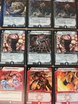 Duelmasters ! 7 Holos & 85 Common Uncommon & Rare Cards Played Condition Vintage - Image 5