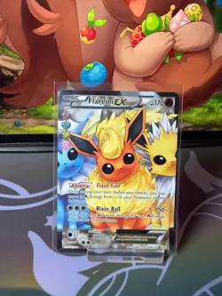 Flareon EX - RC28/RC32 - XY Generations Radiant Collection - Pokemon TCG Card NM - Image 1