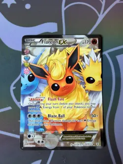 Flareon EX - RC28/RC32 - XY Generations Radiant Collection - Pokemon TCG Card NM - Image 2