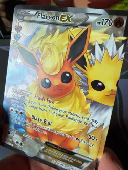 Flareon EX - RC28/RC32 - XY Generations Radiant Collection - Pokemon TCG Card NM - Image 4