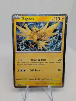 Zapdos Cosmo Holo SVP 157 Black Star Promo Surging Sparks Pokemon TCG Card NM - Image 1