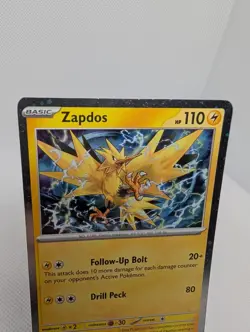 Zapdos Cosmo Holo SVP 157 Black Star Promo Surging Sparks Pokemon TCG Card NM - Image 2
