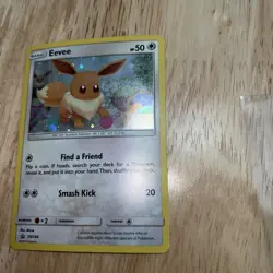 Eevee Pokemon Card Sun & Moon Black Star Promo #SM184 TCG Holo NM - Image 2