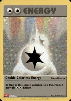 Double Colorless Energy (CLC) 032/034 Holo Trading Card Game Classic Pokemon NM - Image 1
