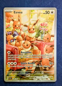 Eevee Twilight Masquerade Illustration Rare Card 188/167 NM - Image 1