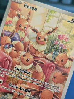 Eevee Twilight Masquerade Illustration Rare Card 188/167 NM - Image 2