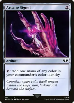 MTG Arcane Signet ** Warhammer 40,000 Commander ** English - Image 1