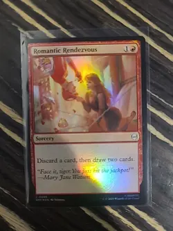 Romantic Rendezvous Foil Spiderman Mtg Magic The Gathering 0086 - Image 1