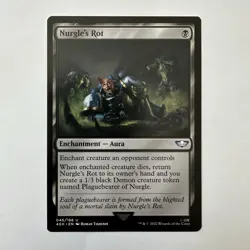 Nurgle's Rot - MTG Warhammer 40000 Black Uncommon Aura English 045/168 - Image 2