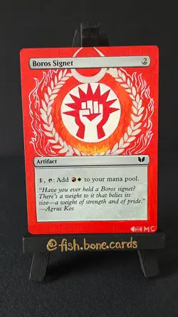 Boros Signet - MTG - Hand Painted Borderless Alter - Full Art Custom - Image 1