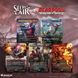 MTG Secret Lair x Marvel Deadpool NON-FOIL Standard Edition New Sealed Free Ship - Image 2