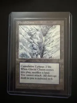 MTG MAGIC THE GATHERING GLACIAL CHASM ICE AGE - Image 1