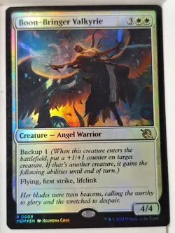 Boon-Bringer Valkyrie - FOIL - March of the Machine - Magic the Gathering MTG - Image 1
