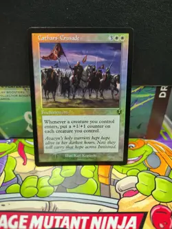 Cathars' Crusade Retro Frame Foil Innistrad Remastered Rare NM - Image 1