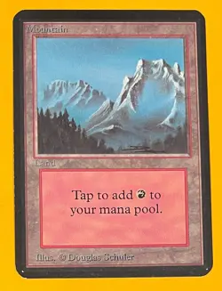 MTG MOUNTAIN Alpha (OldManMTG 013-694) - Image 1