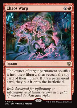 MTG Chaos Warp ** Aetherdrift Commander ** English (NM) - Image 1