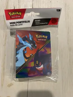 Pokemon TCG Mini Portfolio (BINDER ONLY) Charizard/Gengar - Image 1