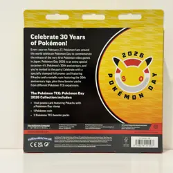 Pokemon TCG Pokemon Day 2026 Collection 30th anniversary - NEW - SEALED - Image 2