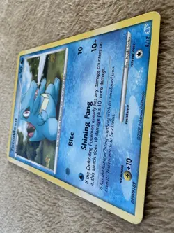 2007 Pokemon TCG DP Manaphy & Lucario Totodile Lv.15 HP50 Non-holo 8/12 LP - Image 2