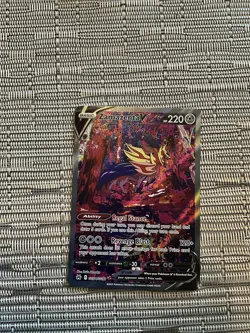 Pokemon TCG Zamazenta v Crown Zenith Galarian Gallery Ultra Rare Card GG54/GG70 - Image 1